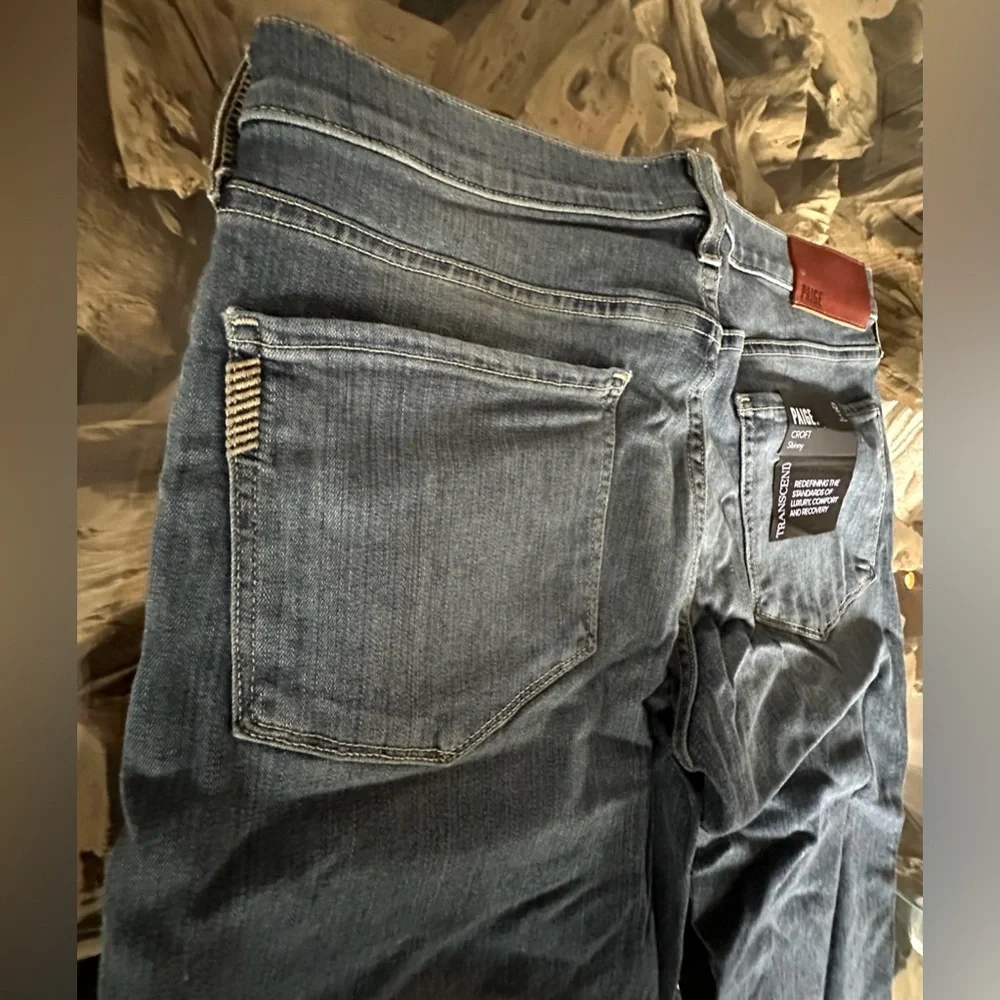 ‼️RARE‼️🎸PAIGE🎸🔥NWT🔥Croft Skinny Jeans in Birch—31